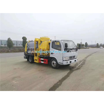 Dongfeng stainless steel body kitchen garbage truck